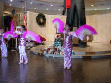 Chidren doing Chinese dancers